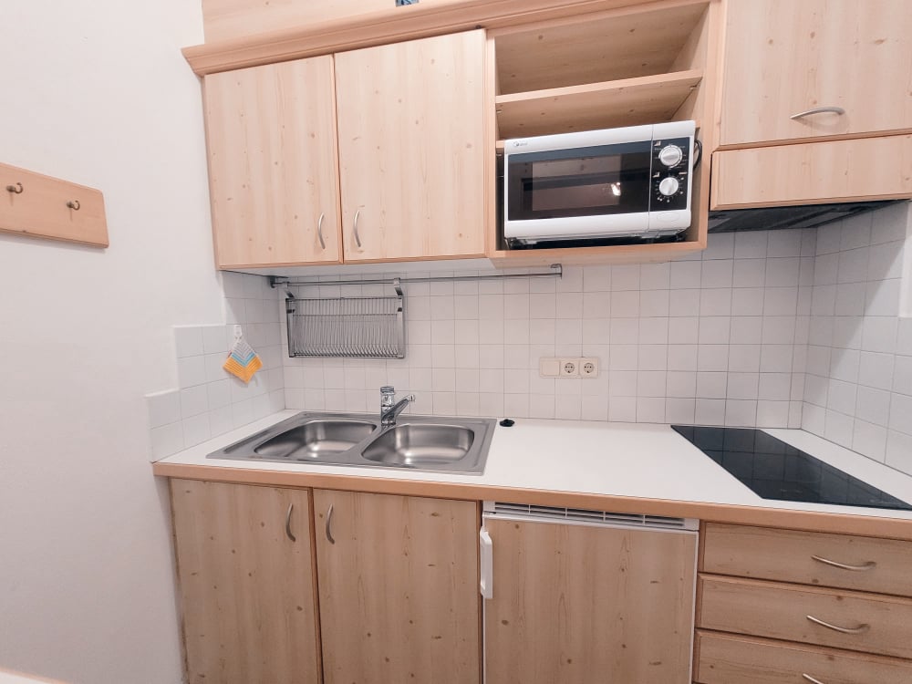 Küche Berta Ferienwohnungen Waldegg Apartments Ritten