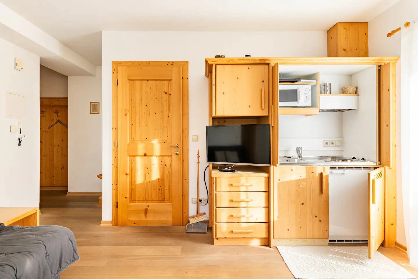 Wohnzimmer Nandl Ferienwohnungen Waldegg Apartments Ritten