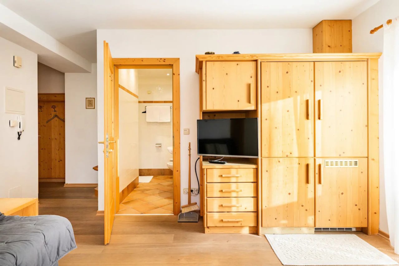 Wohnzimmer Nandl Ferienwohnungen Waldegg Apartments Ritten